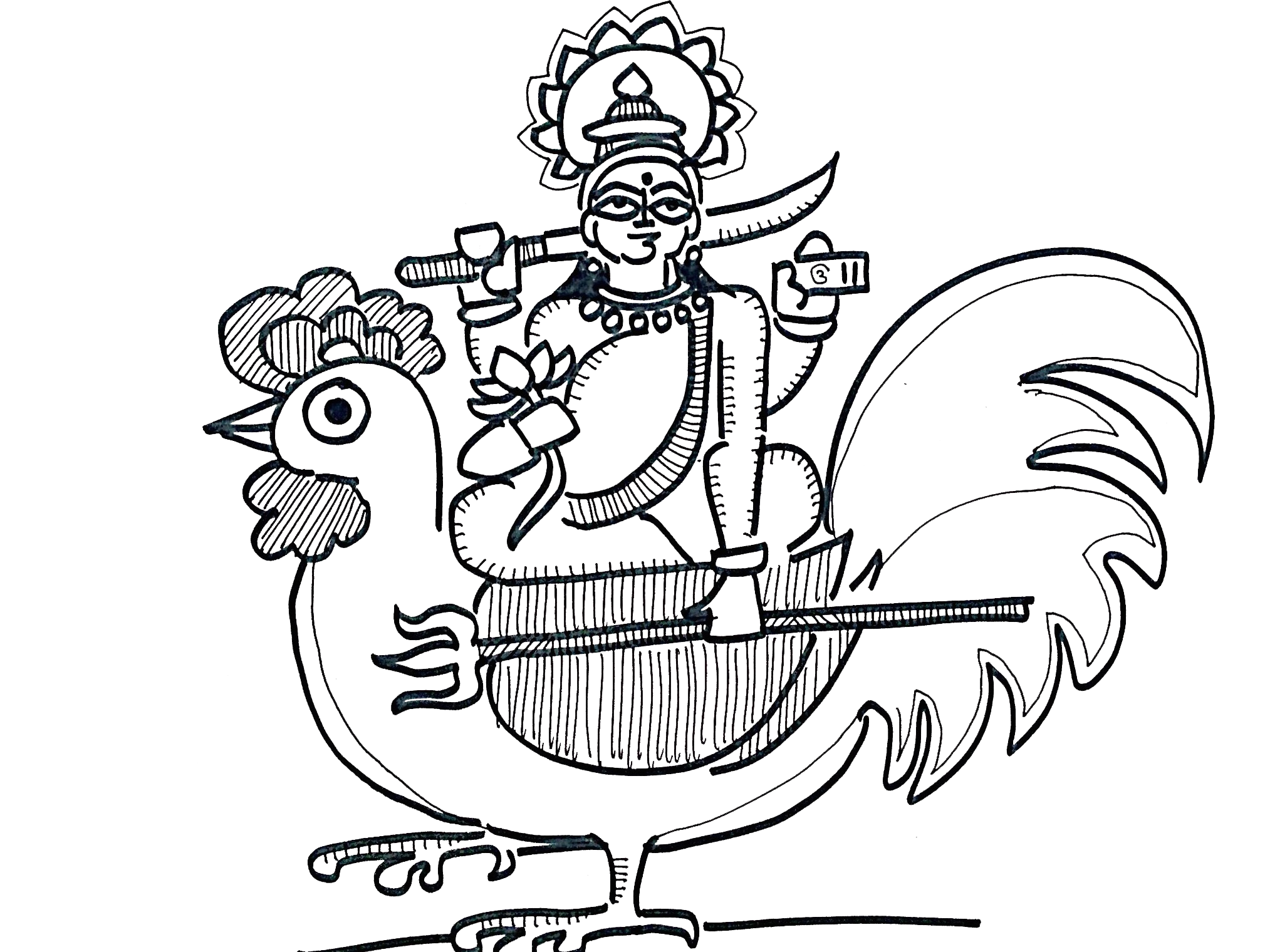 The Sindoor Goddesses of India