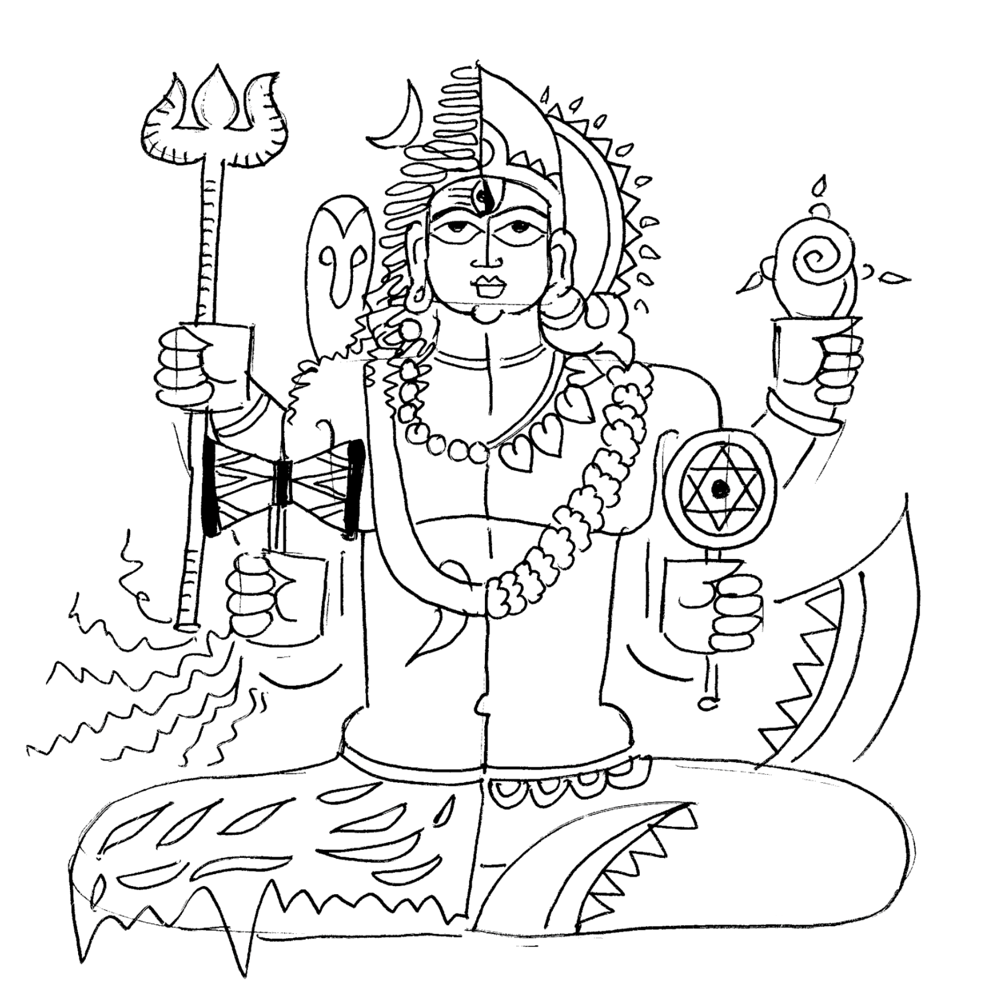 हरिहर छवियों से पता चलता है हिंदू धर्म का मूल स्वभाव