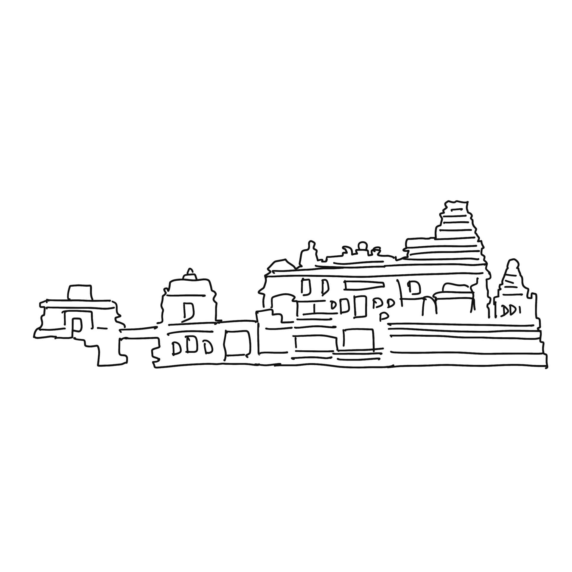 Hindu Temples Within Mughal Gardens
